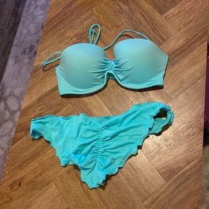 Bandeau bikini - teal